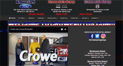 Desktop Screenshot of croweautos.com